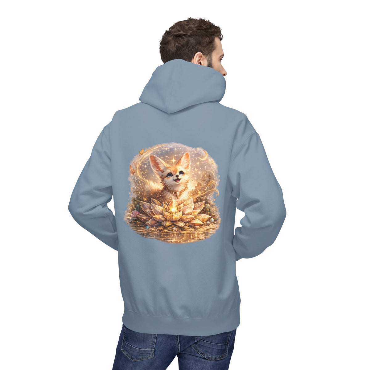 Glimmer the Wonder-Filled Fennec Fox Hoodie
