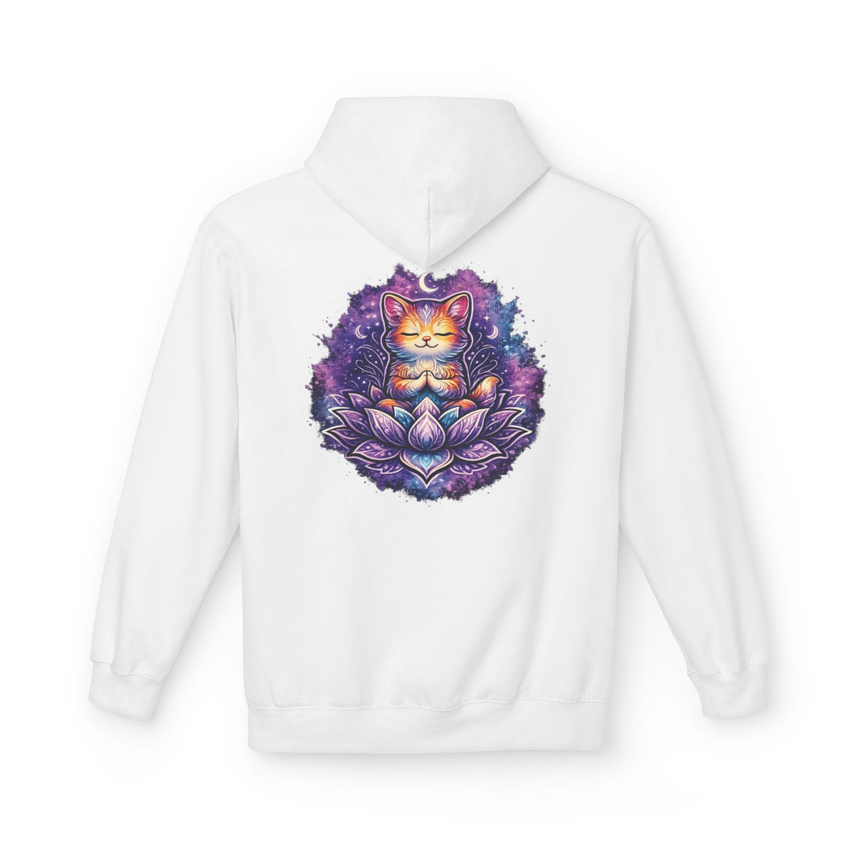 Luna the Serene Kitten Mindfulness Hoodie