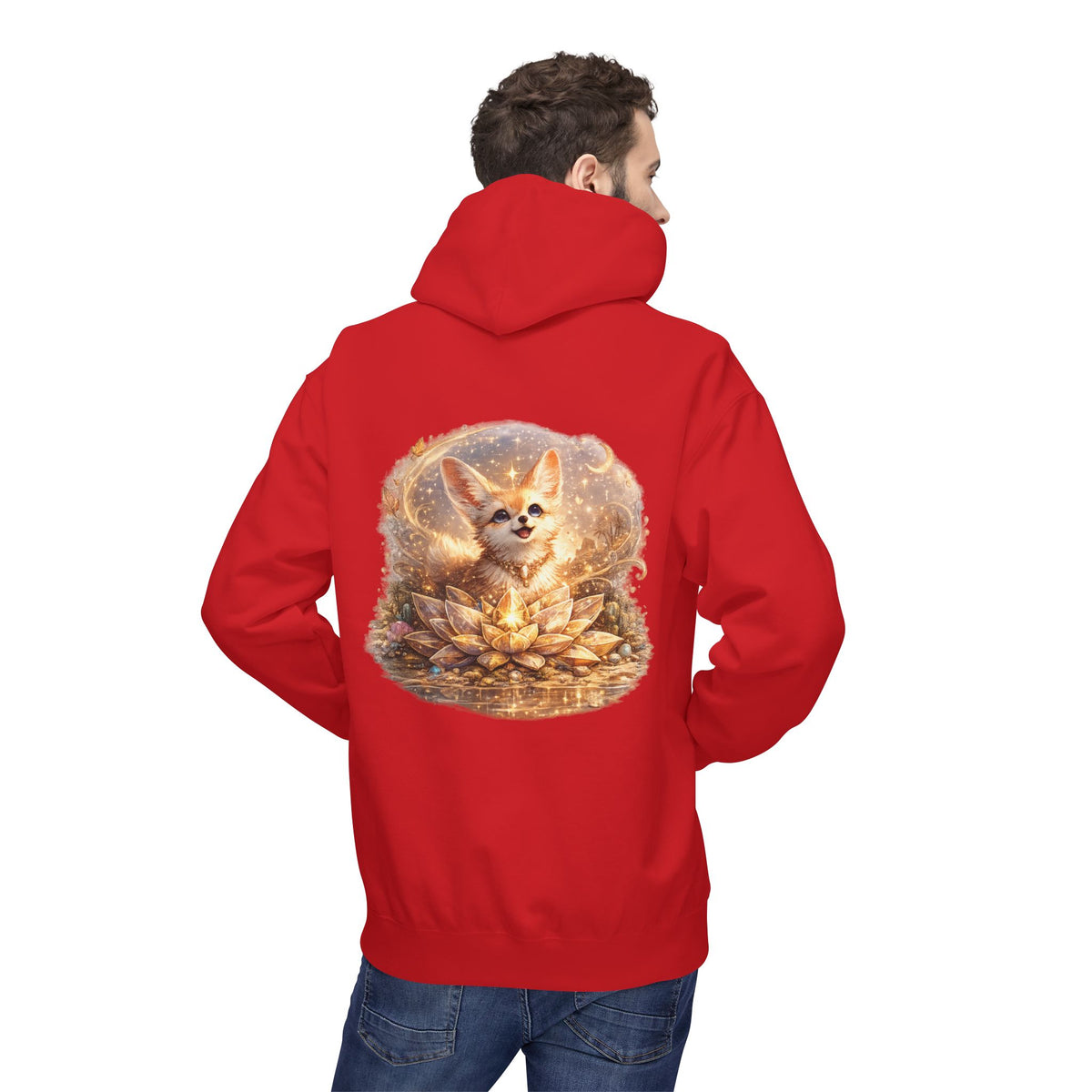 Glimmer the Wonder-Filled Fennec Fox Hoodie