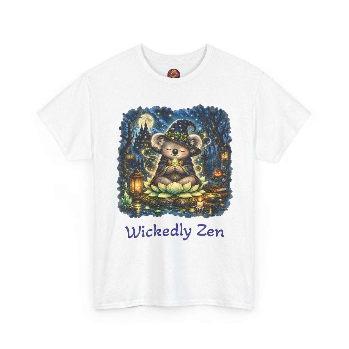 Bodhi the Wizard Koala Halloween T-Shirt | Wickedly Zen
