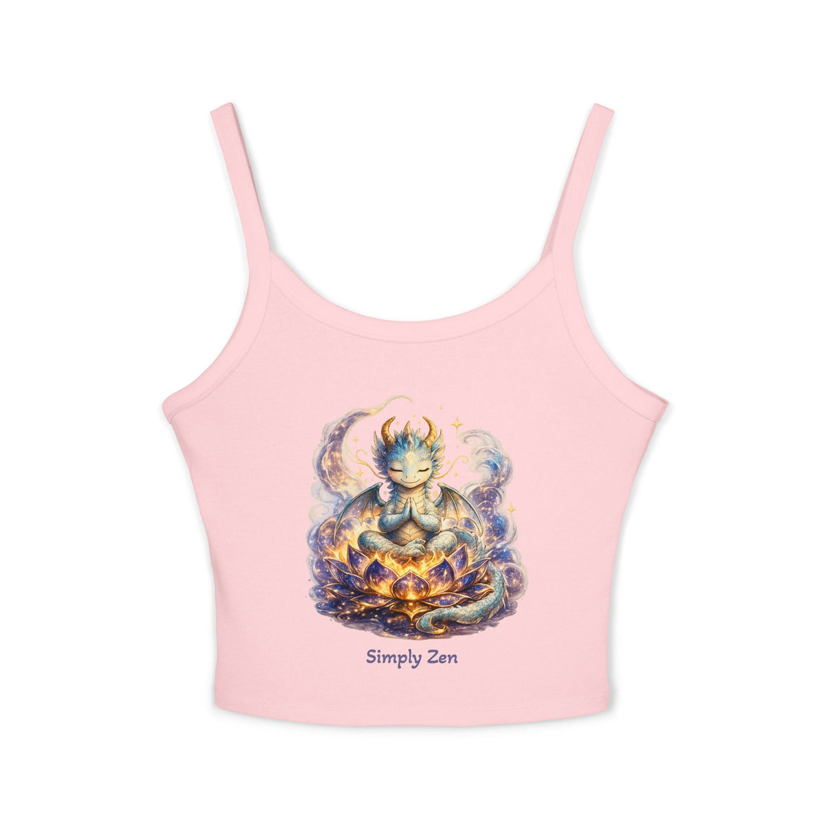 Zephyr the Empowered Dragon Tank Top | Inner Power Lotus Meditation Top