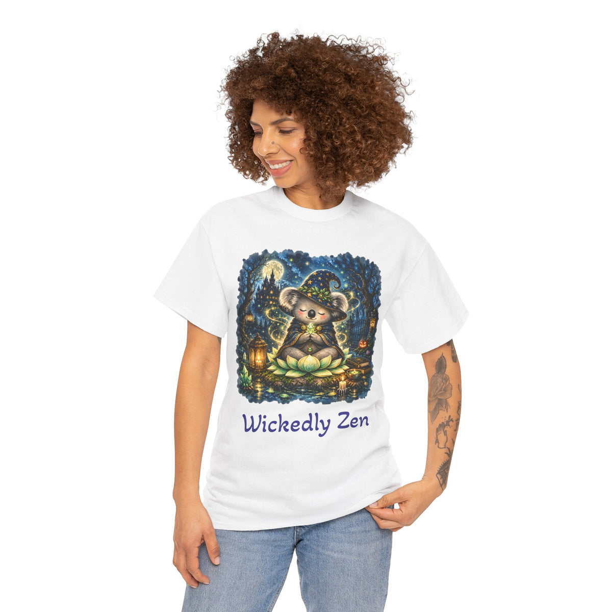 Bodhi the Wizard Koala Halloween T-Shirt | Wickedly Zen