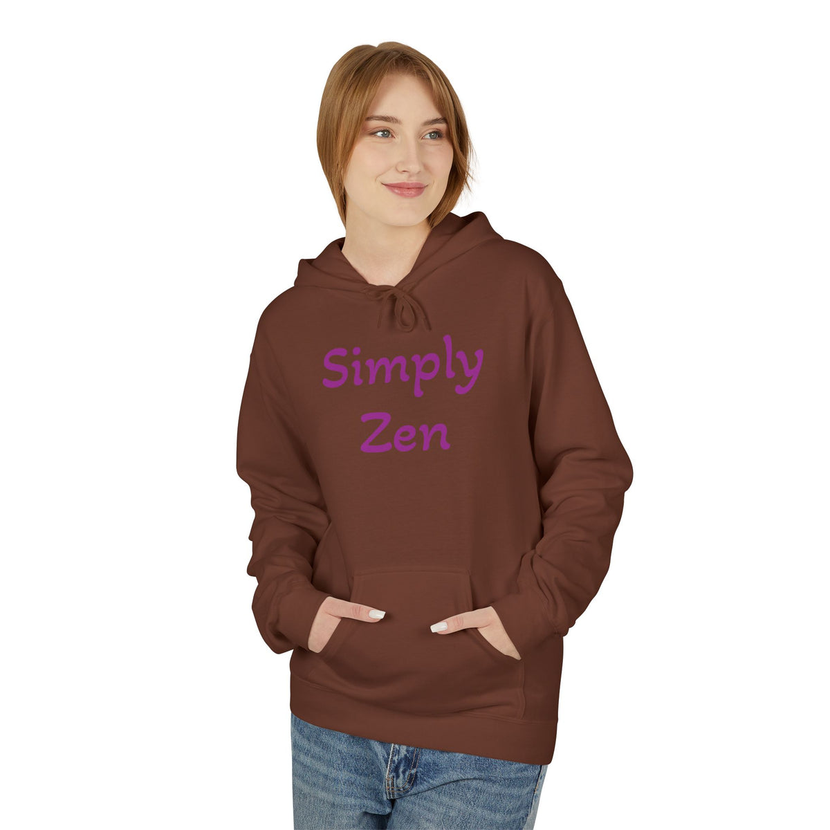 Luna the Serene Kitten Mindfulness Hoodie