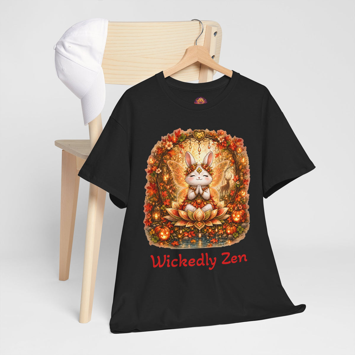 Clover the Autumn Fairy Bunny Halloween T-Shirt | Wickedly Zen