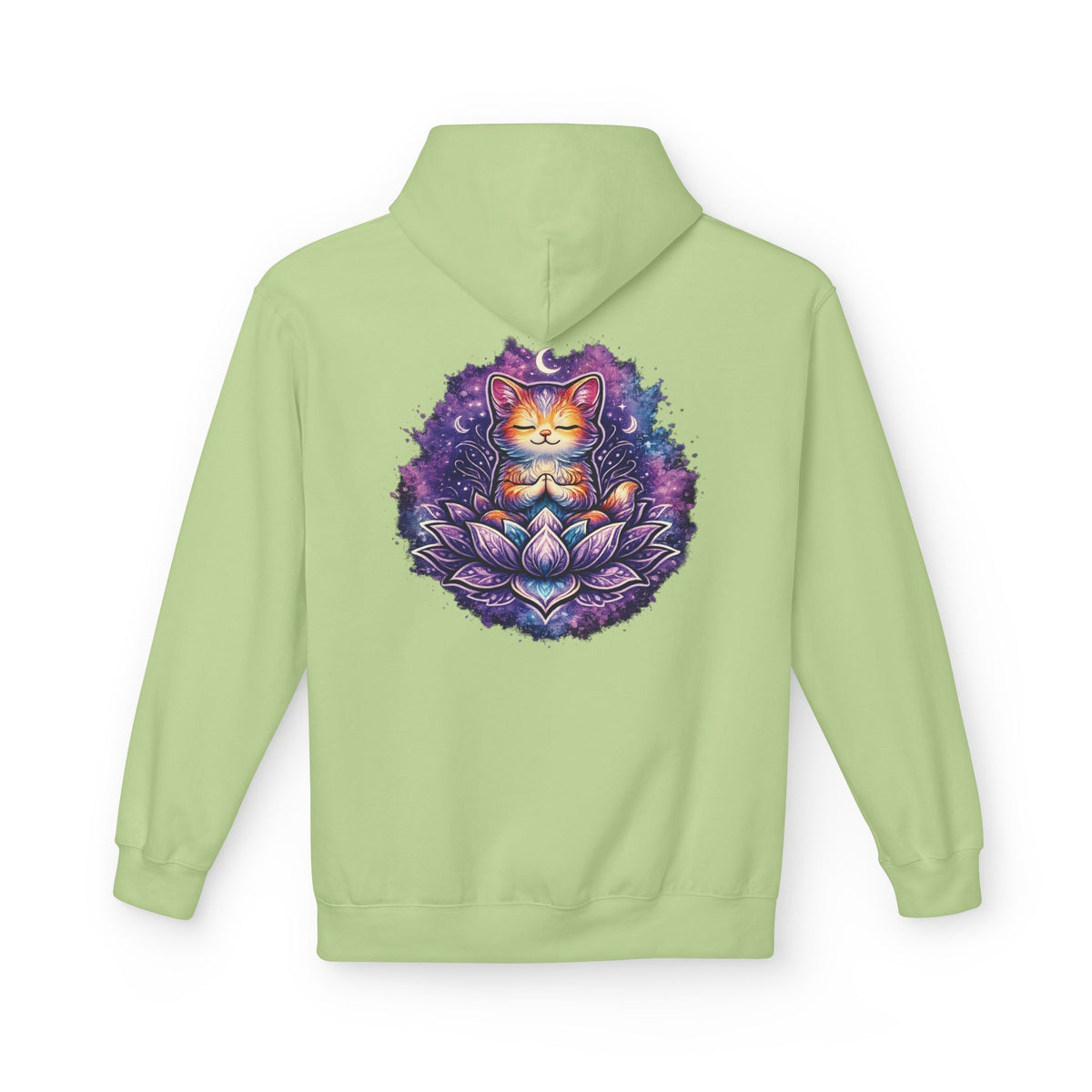 Luna the Serene Kitten Mindfulness Hoodie