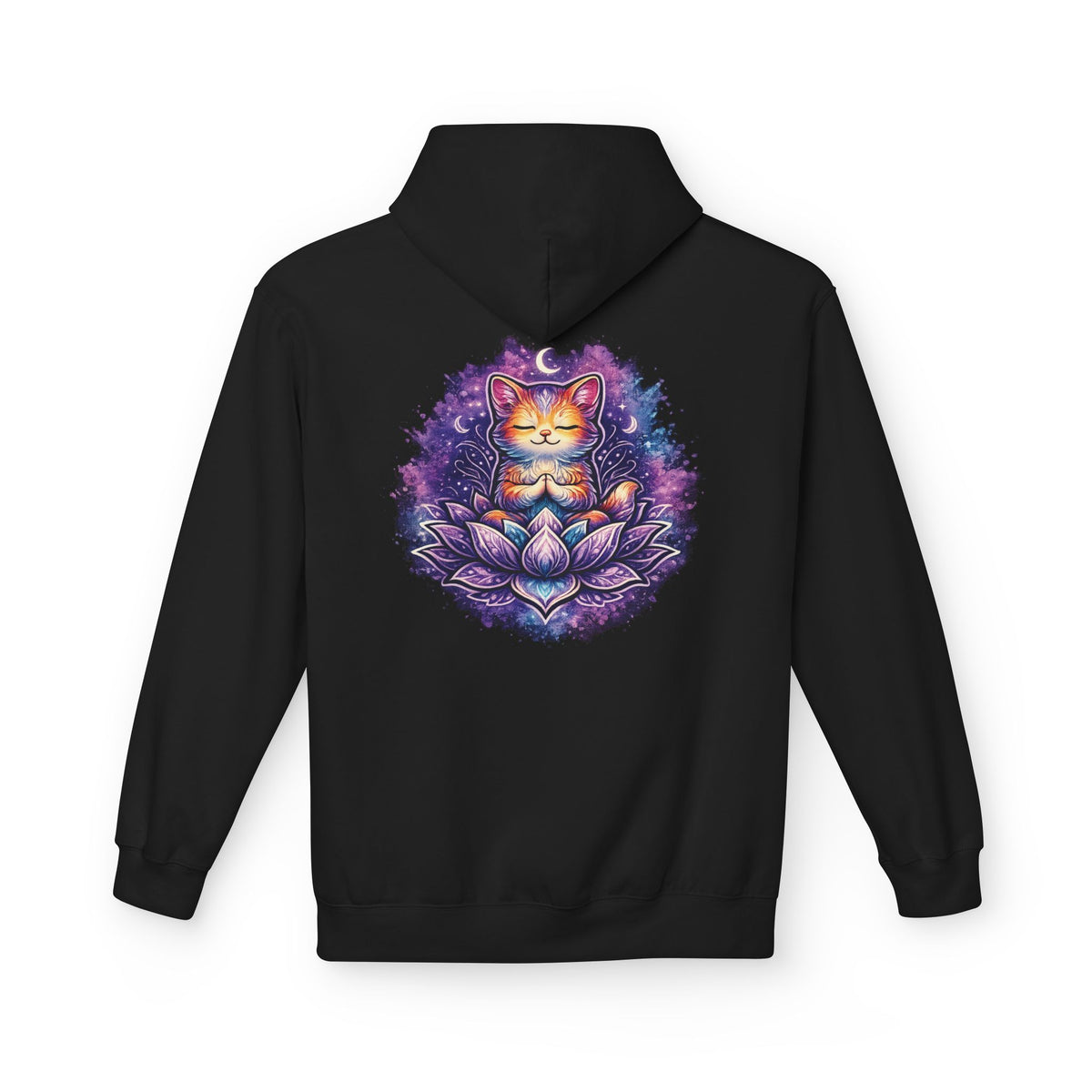 Luna the Serene Kitten Mindfulness Hoodie
