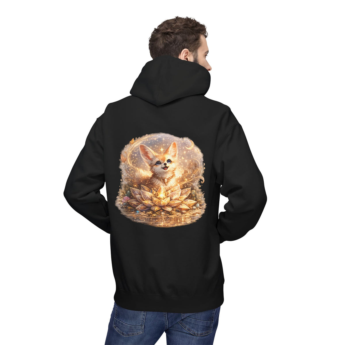 Glimmer the Wonder-Filled Fennec Fox Hoodie