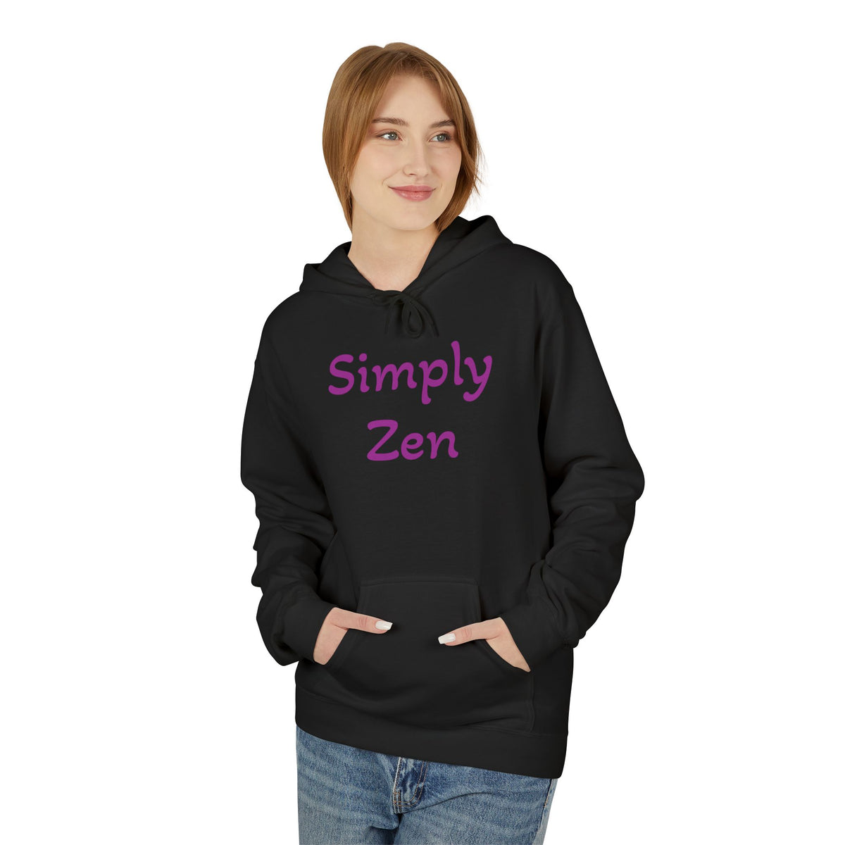 Luna the Serene Kitten Mindfulness Hoodie