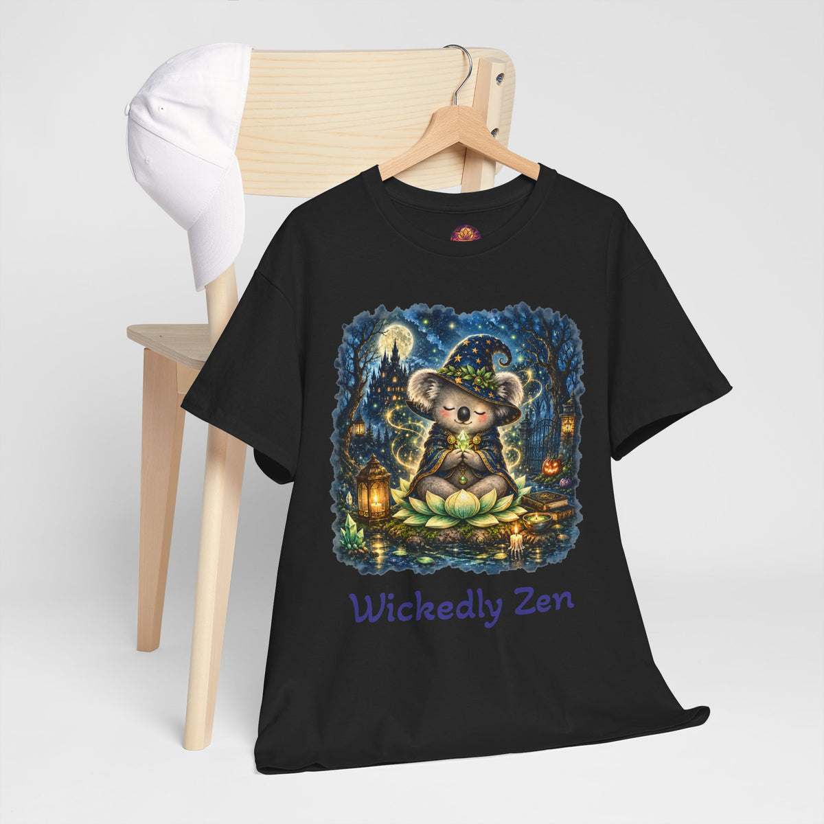 Bodhi the Wizard Koala Halloween T-Shirt | Wickedly Zen