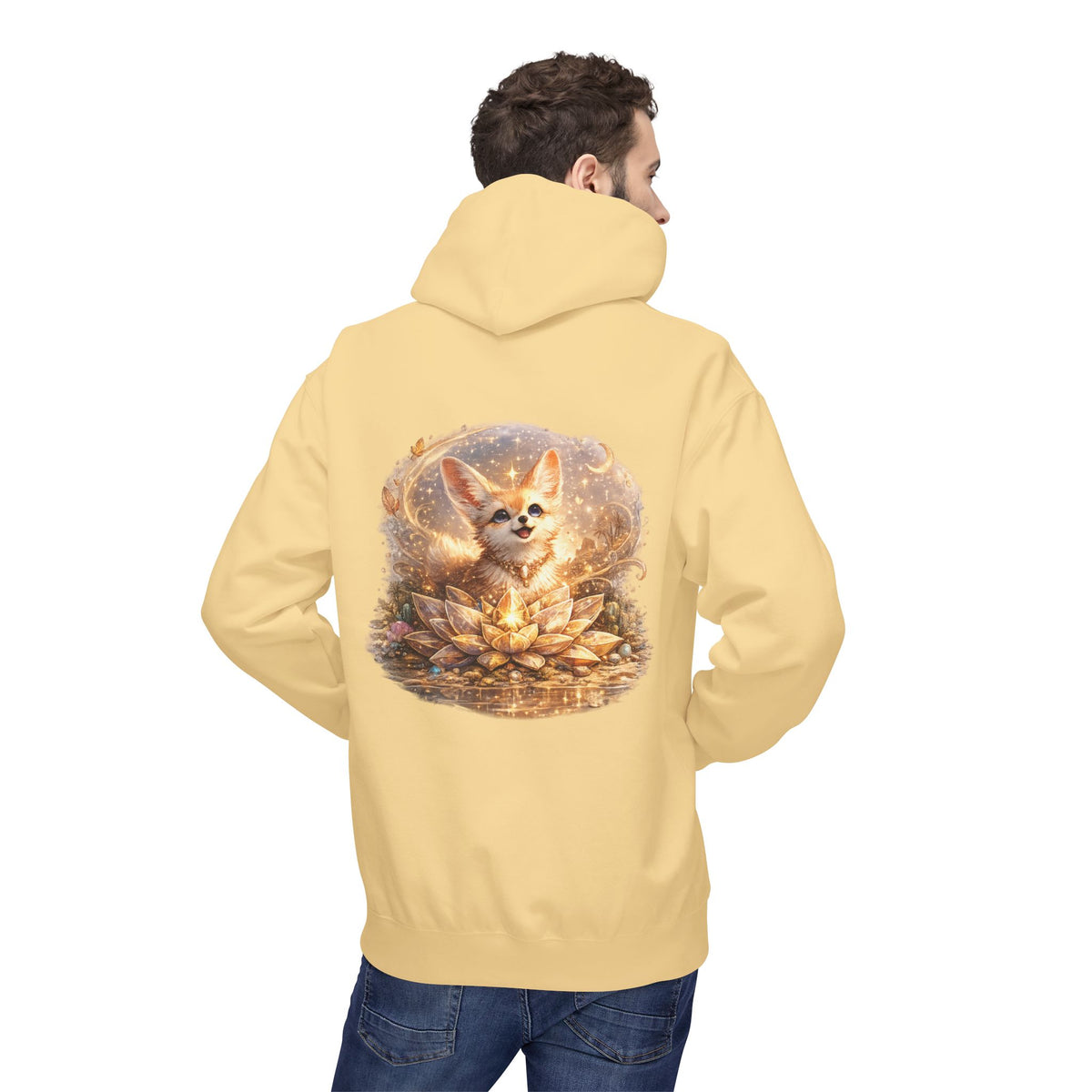 Glimmer the Wonder-Filled Fennec Fox Hoodie