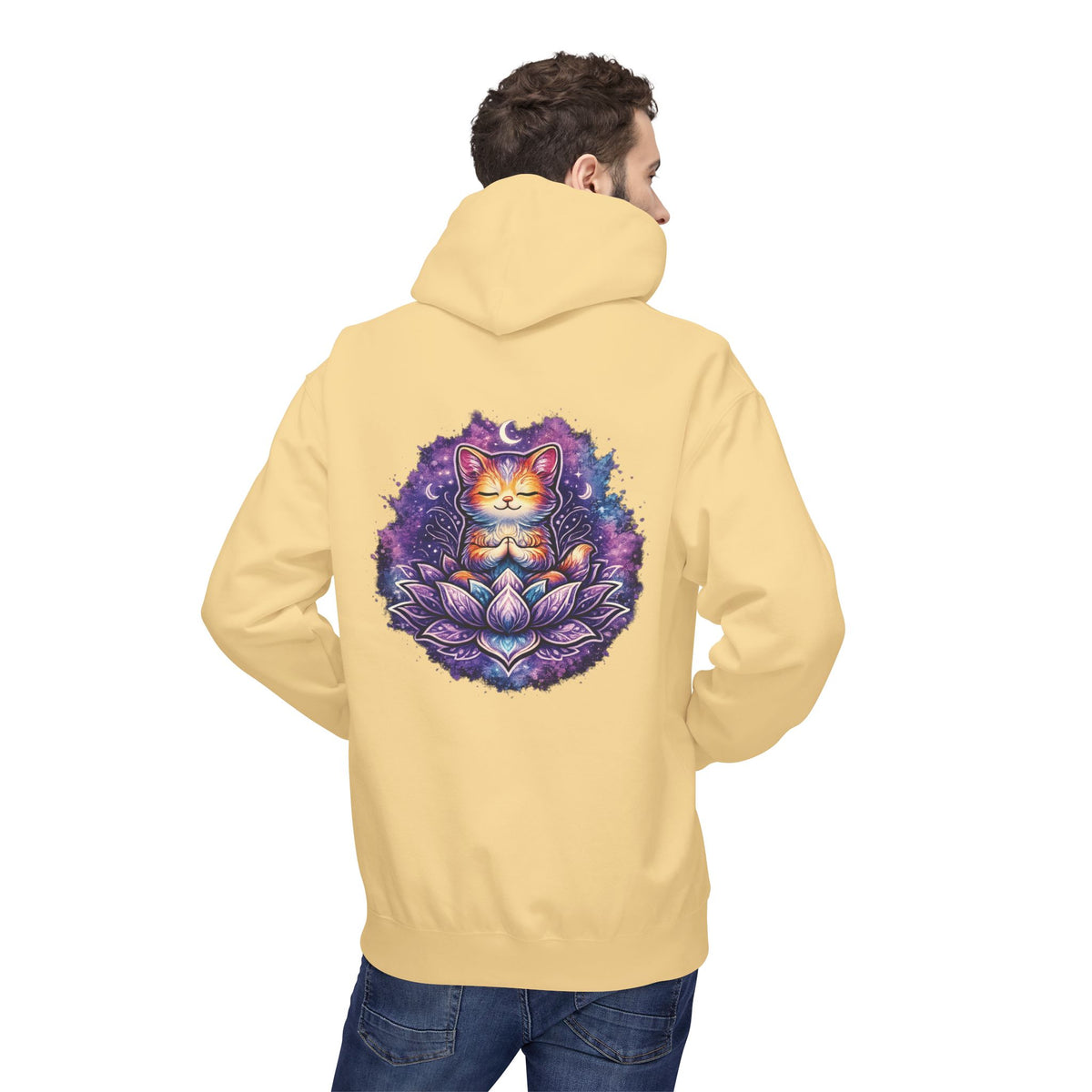 Luna the Serene Kitten Mindfulness Hoodie