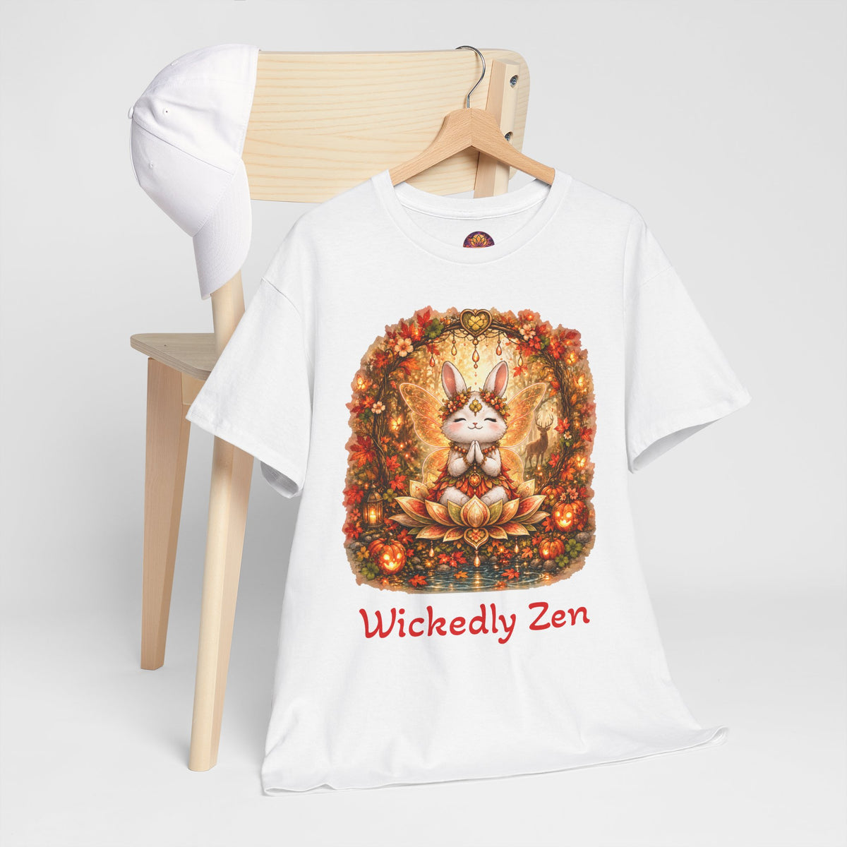 Clover the Autumn Fairy Bunny Halloween T-Shirt | Wickedly Zen