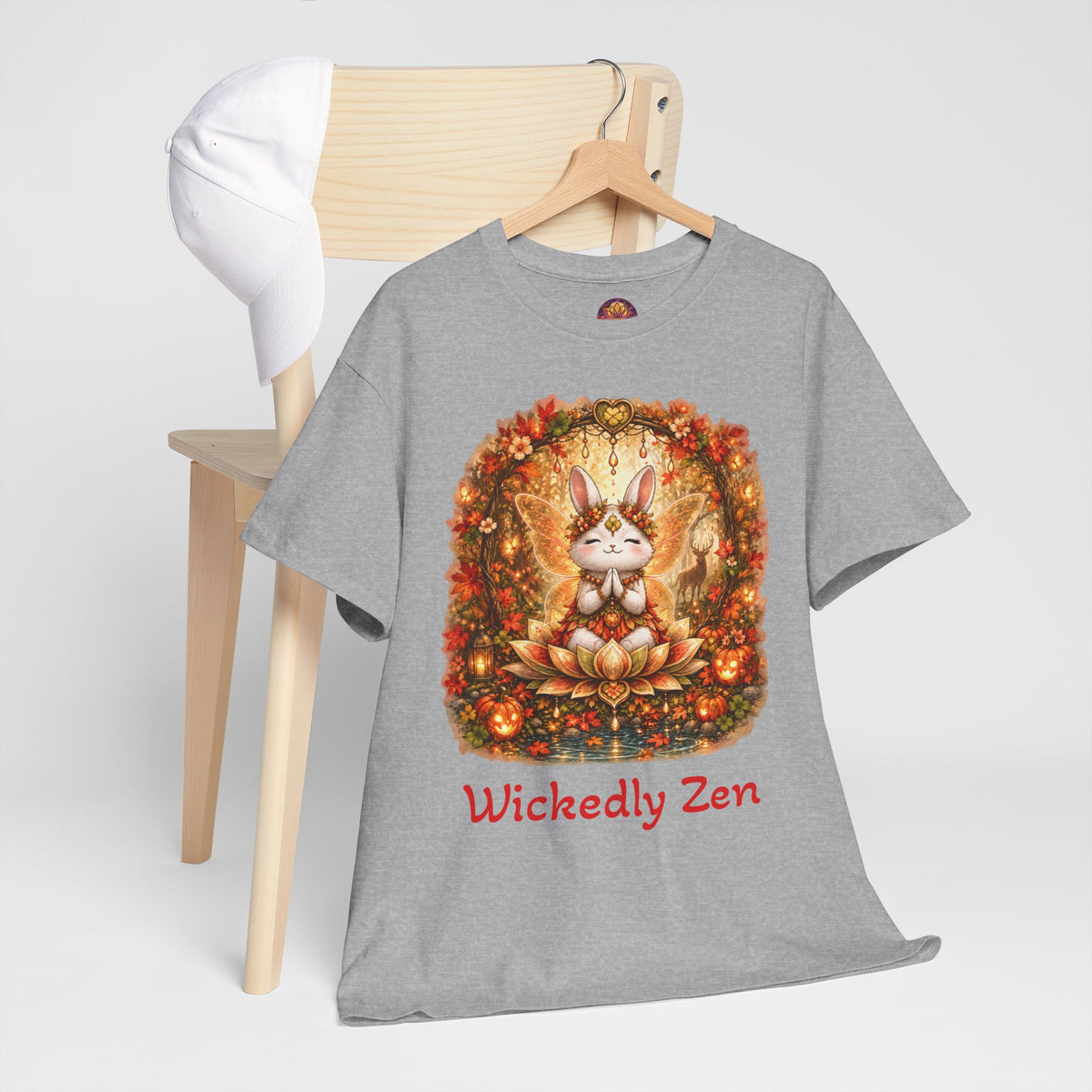 Clover the Autumn Fairy Bunny Halloween T-Shirt | Wickedly Zen