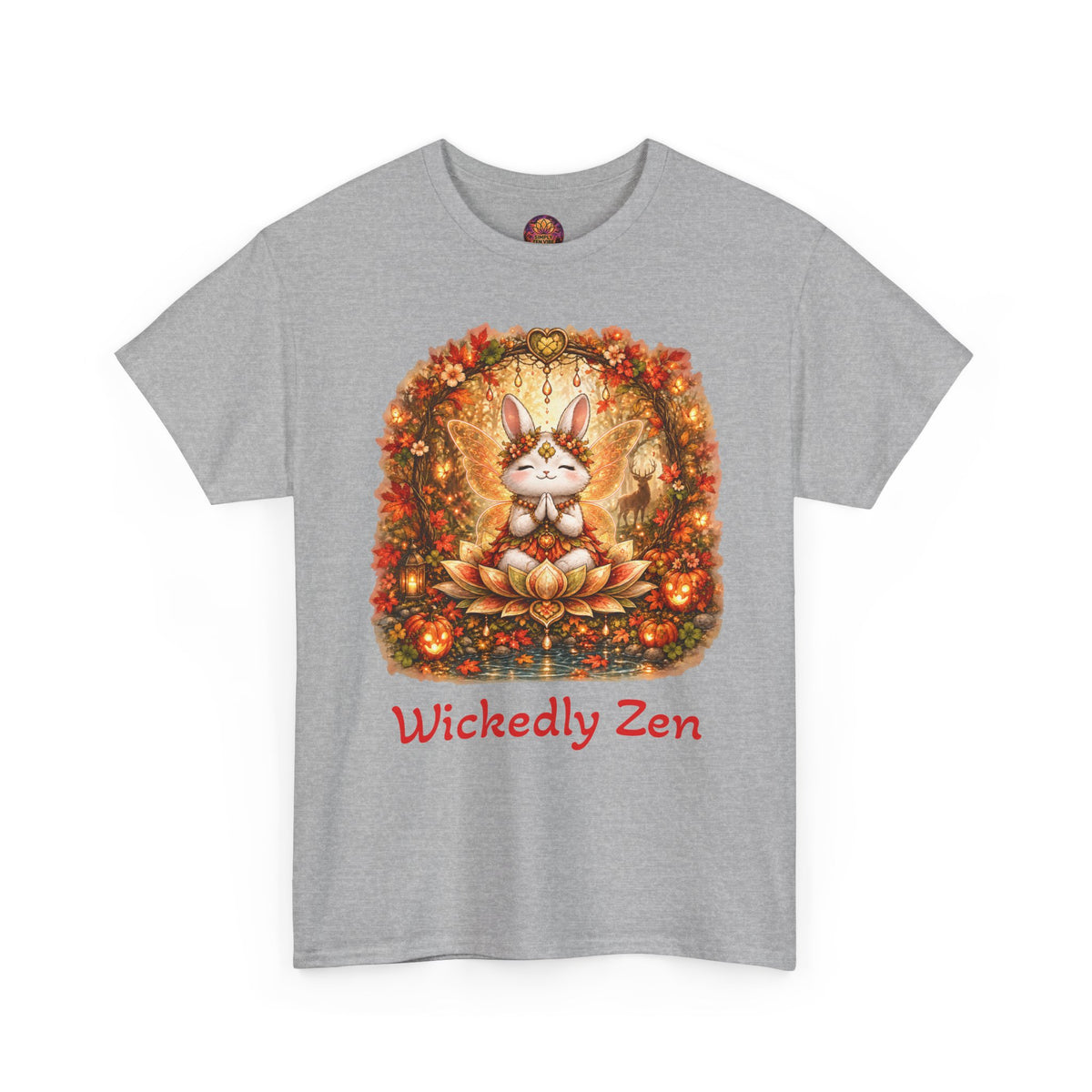 Clover the Autumn Fairy Bunny Halloween T-Shirt | Wickedly Zen