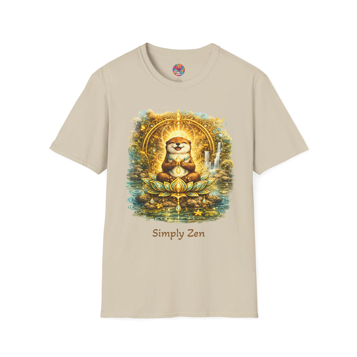 Sunny the Joyful Otter T-Shirt | Joy & Positive Energy Zen Tee | Simply Zen Vibe