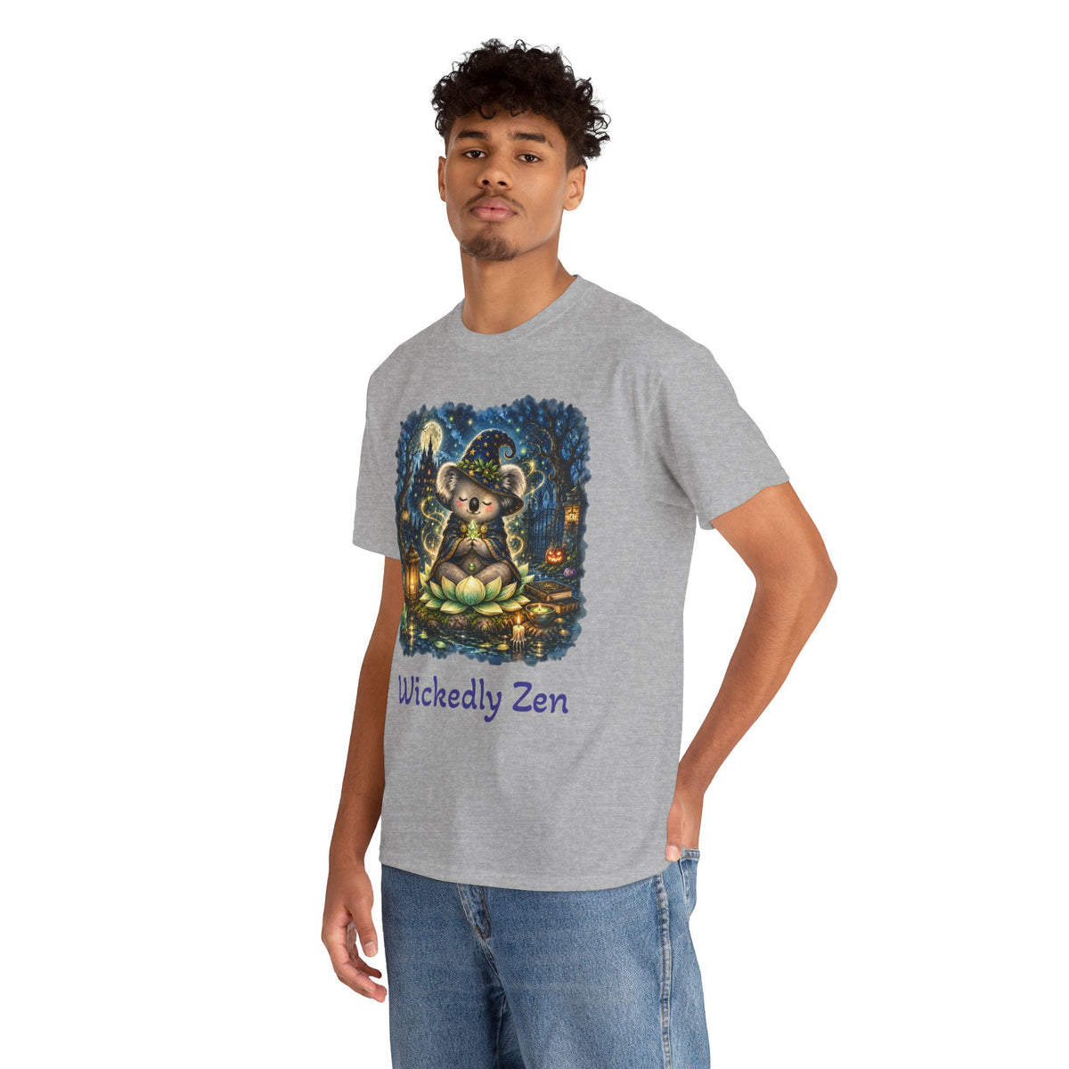 Bodhi the Wizard Koala Halloween T-Shirt | Wickedly Zen
