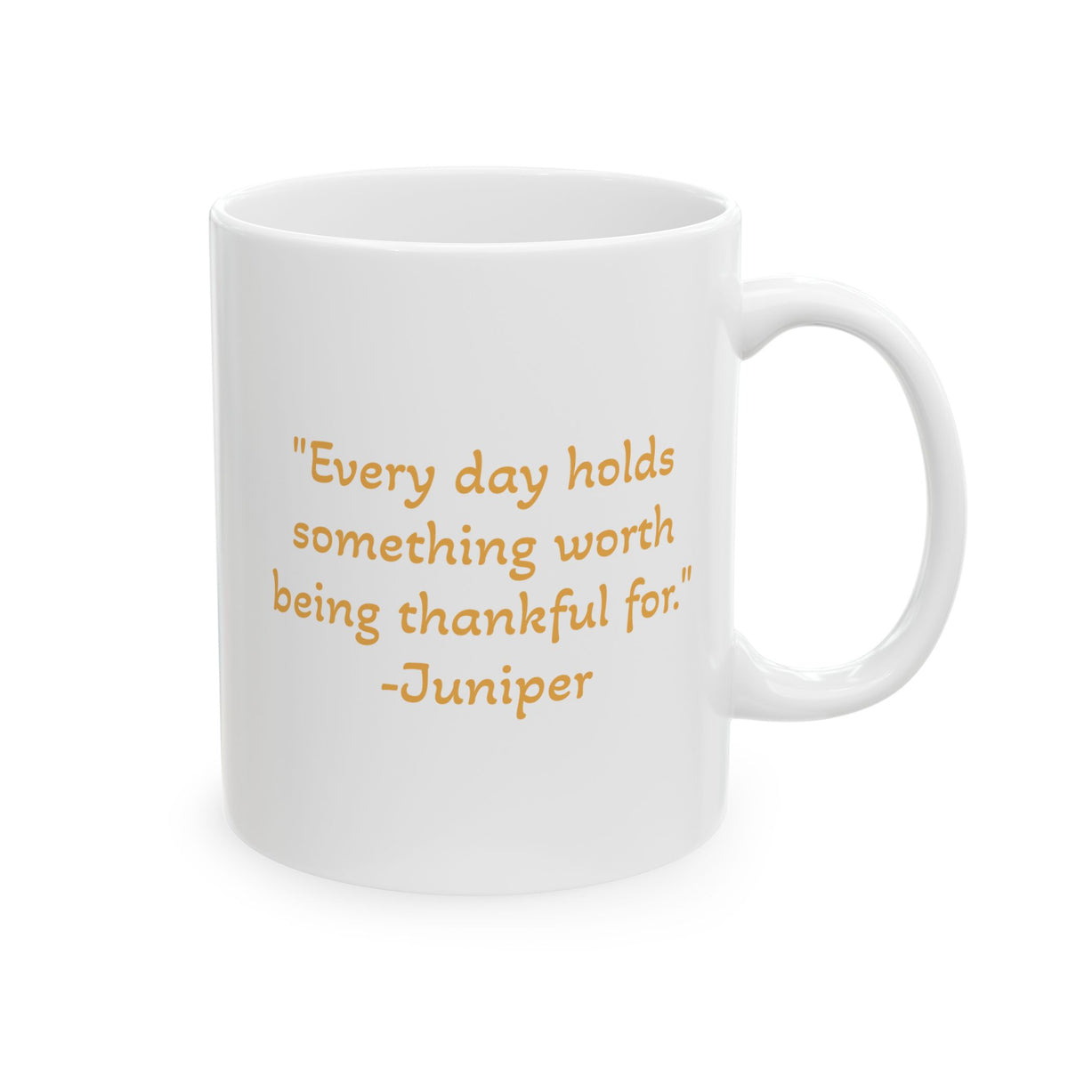 Juniper the Grateful Giraffe Mug | Gratitude Lotus Ceramic Mug