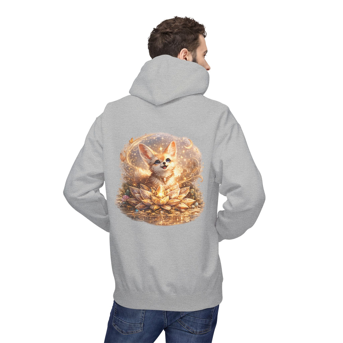 Glimmer the Wonder-Filled Fennec Fox Hoodie