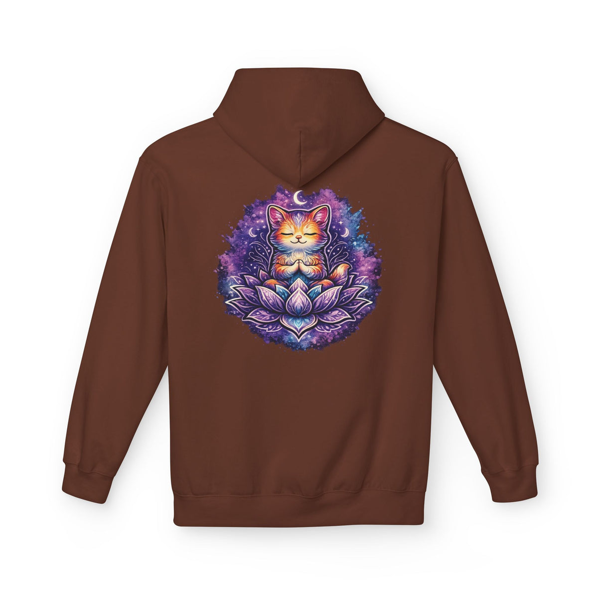 Luna the Serene Kitten Mindfulness Hoodie