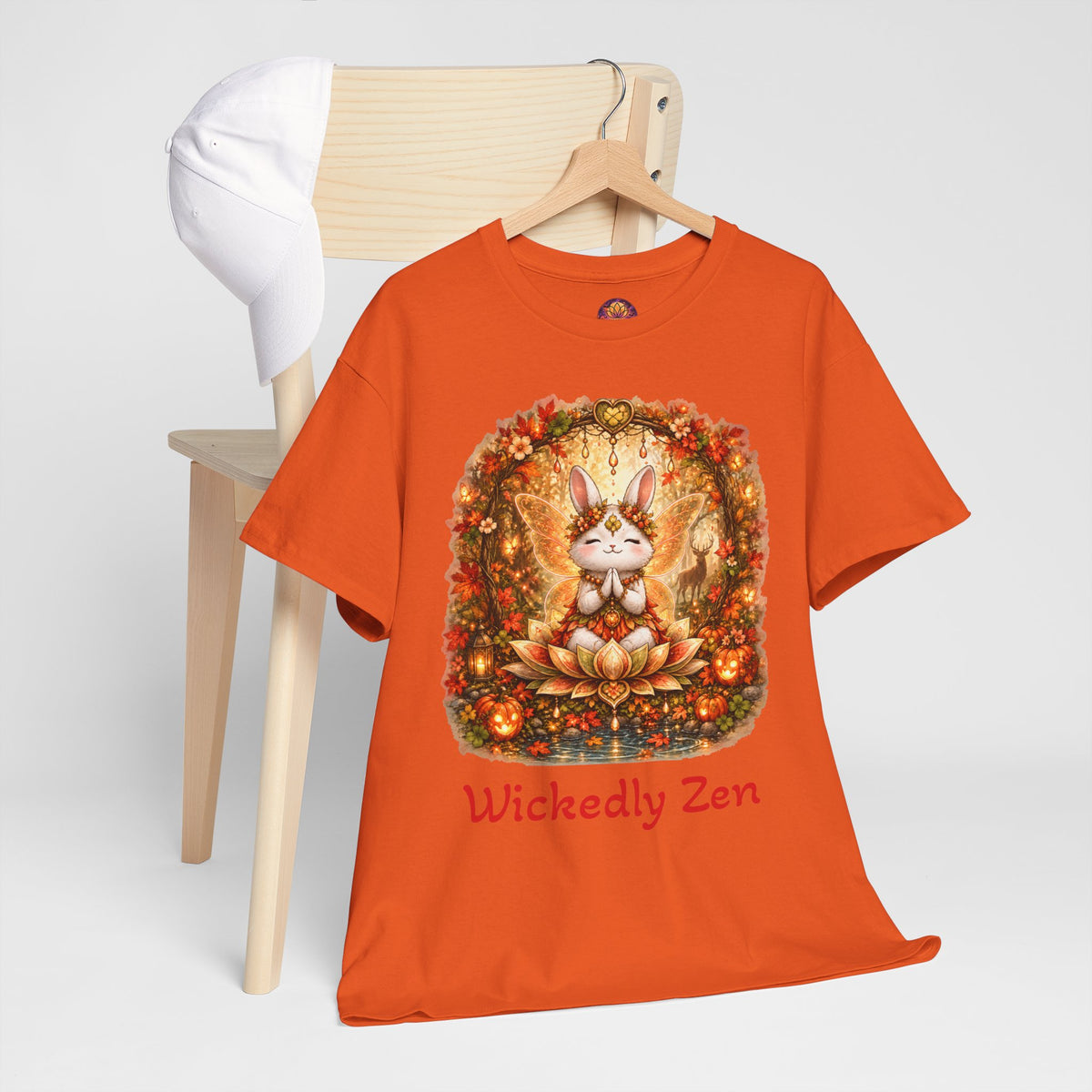 Clover the Autumn Fairy Bunny Halloween T-Shirt | Wickedly Zen