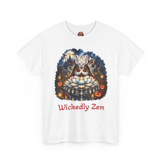 Shiro the Vampire White Tiger T-Shirt – Wickedly Zen Halloween Tiger Tee