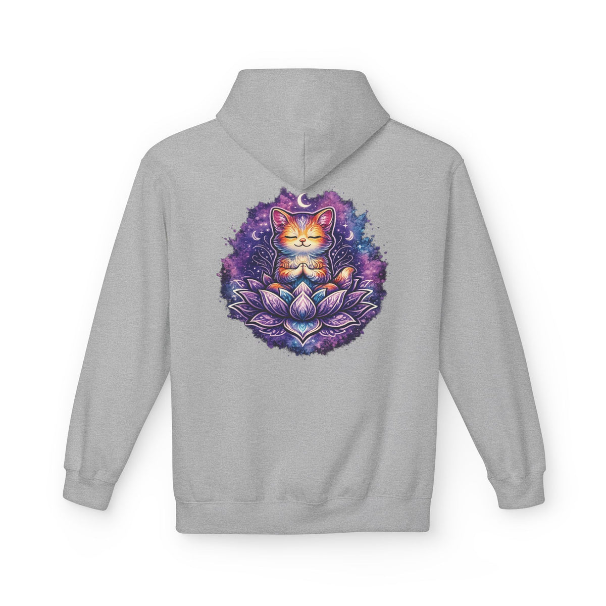 Luna the Serene Kitten Mindfulness Hoodie