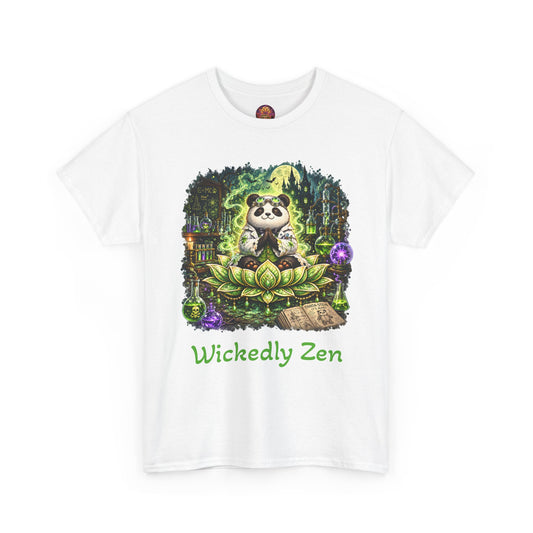 Bamboo the Mad Scientist Panda Halloween T-Shirt | Wickedly Zen