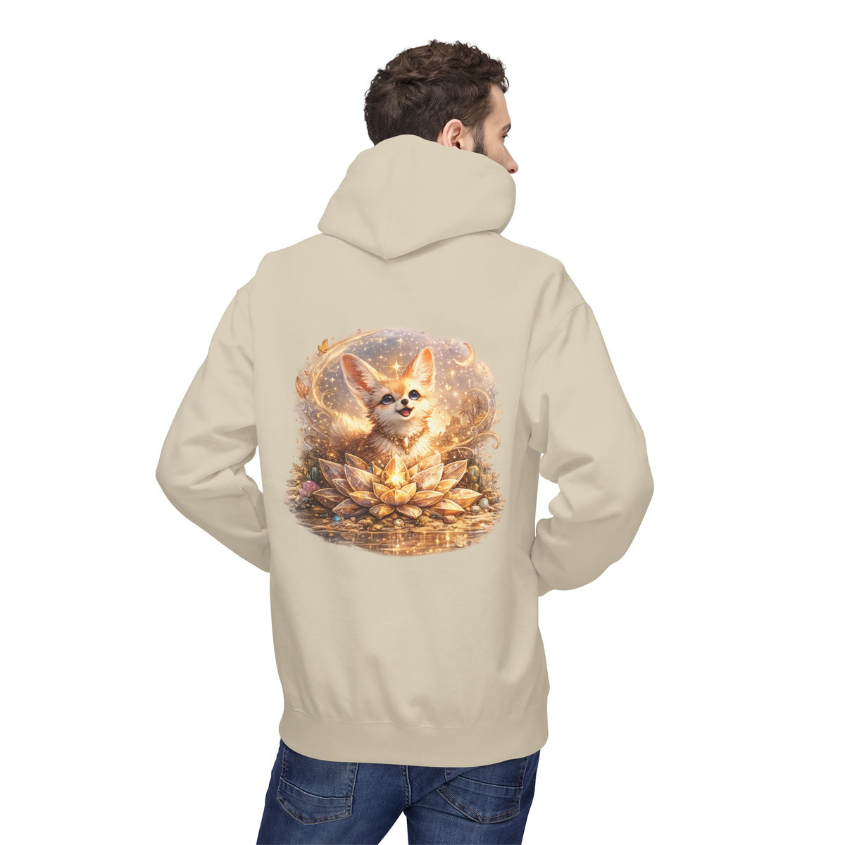 Glimmer the Wonder-Filled Fennec Fox Hoodie