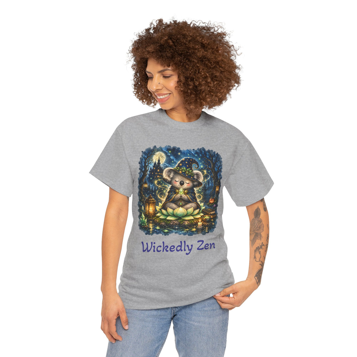 Bodhi the Wizard Koala Halloween T-Shirt | Wickedly Zen