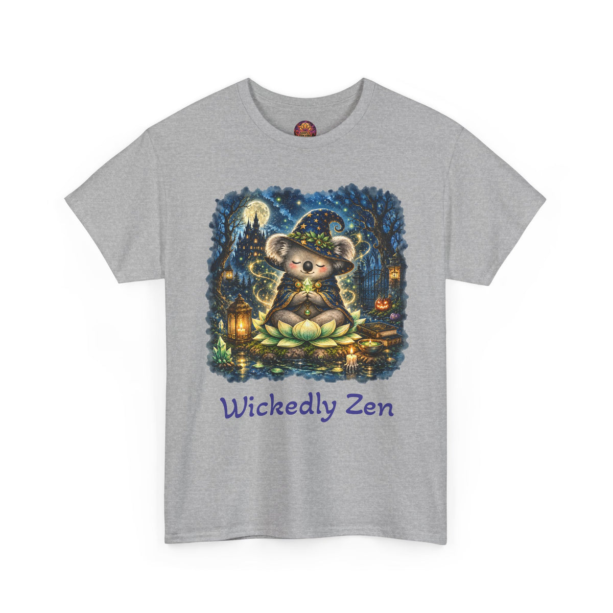 Bodhi the Wizard Koala Halloween T-Shirt | Wickedly Zen