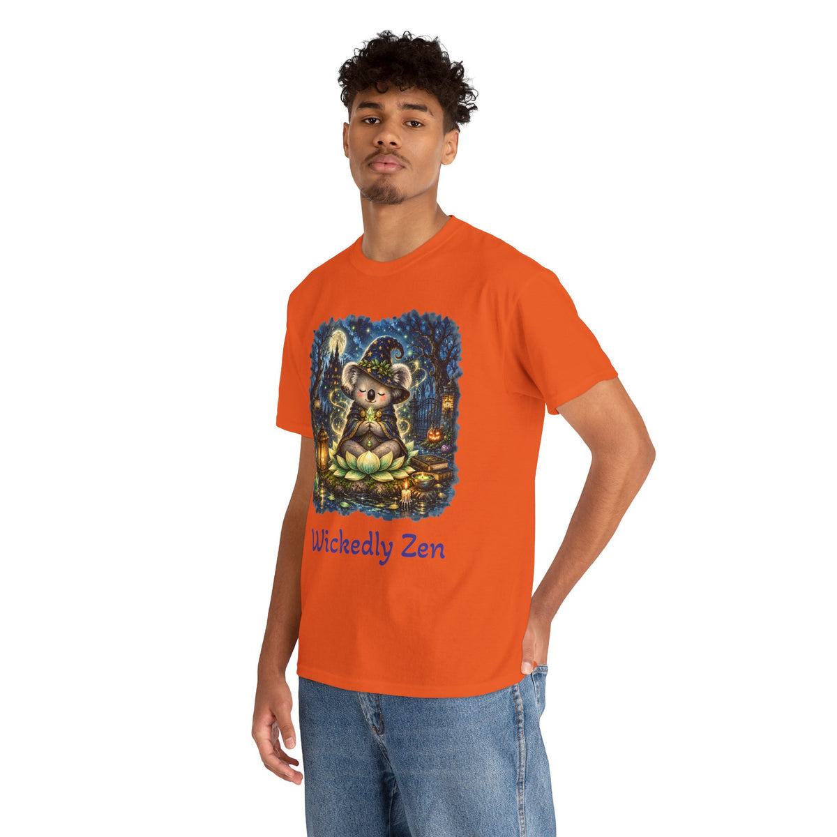 Bodhi the Wizard Koala Halloween T-Shirt | Wickedly Zen