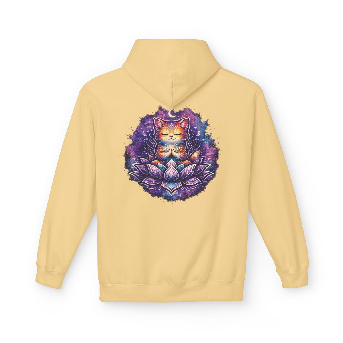 Luna the Serene Kitten Mindfulness Hoodie