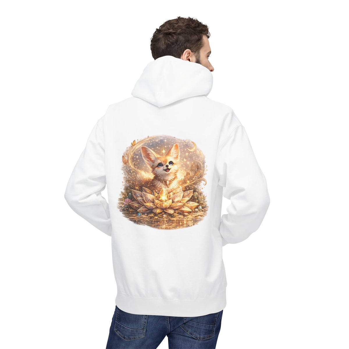 Glimmer the Wonder-Filled Fennec Fox Hoodie