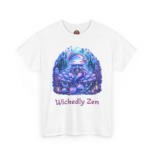 Aurelia the Haunted Mermaid Jellyfish Halloween T-Shirt | Wickedly Zen