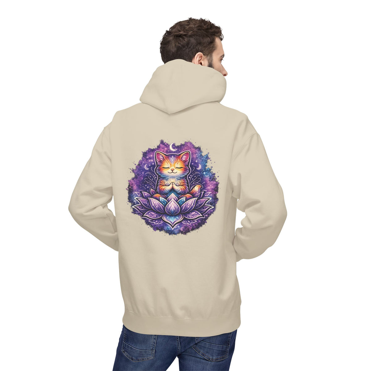 Luna the Serene Kitten Mindfulness Hoodie