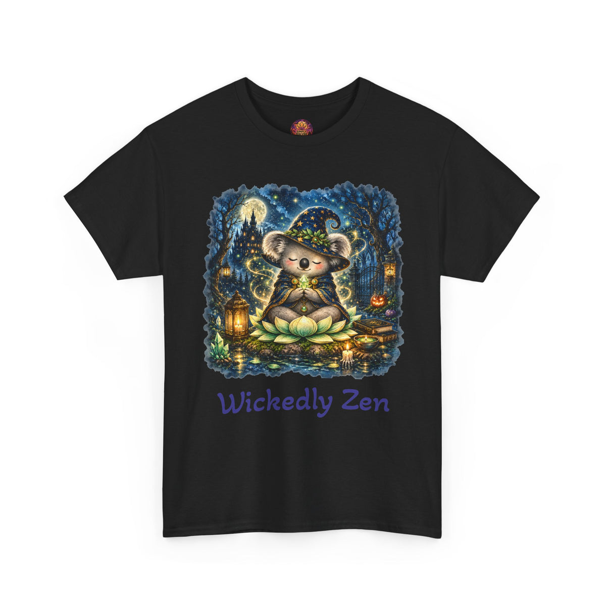 Bodhi the Wizard Koala Halloween T-Shirt | Wickedly Zen