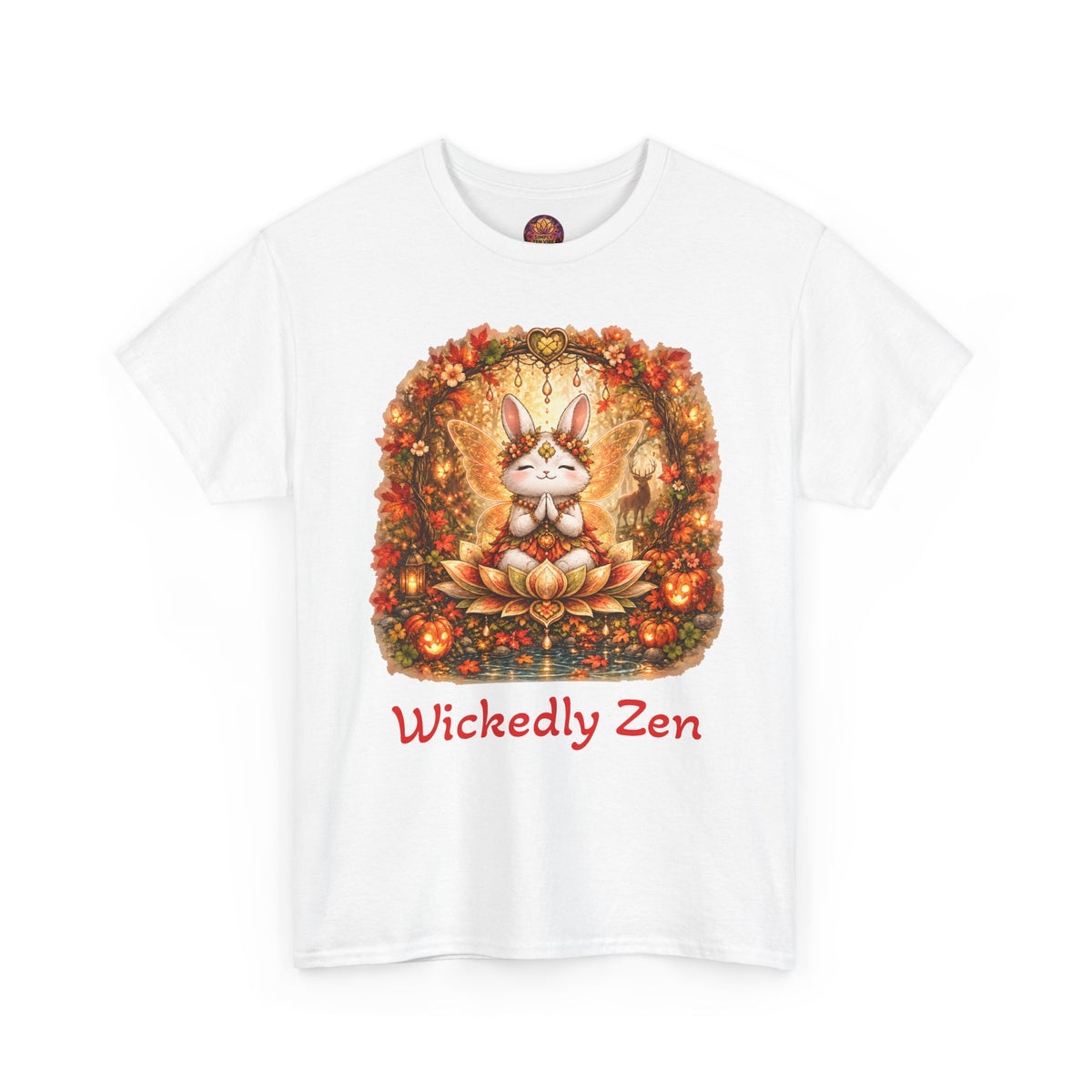 Clover the Autumn Fairy Bunny Halloween T-Shirt | Wickedly Zen