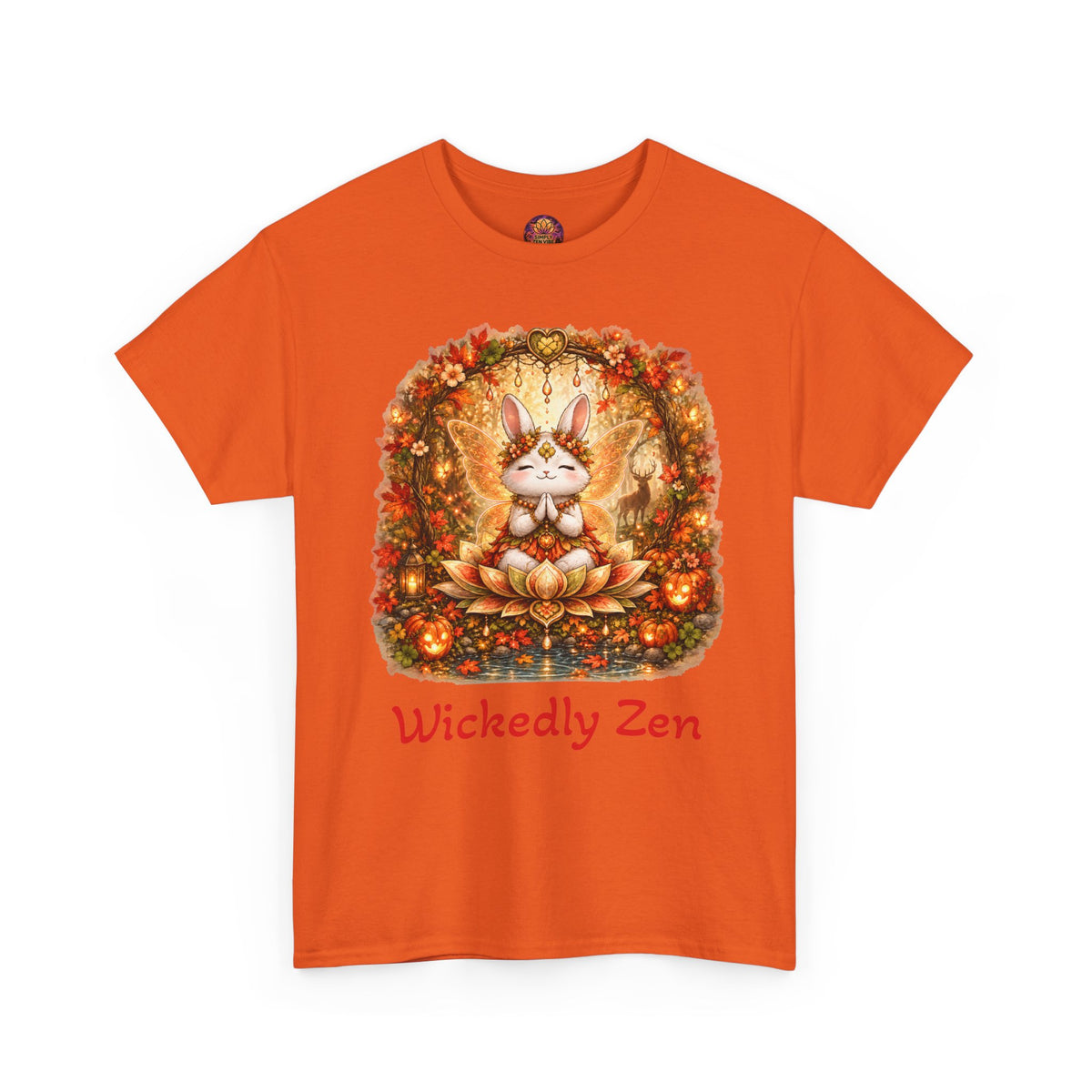 Clover the Autumn Fairy Bunny Halloween T-Shirt | Wickedly Zen