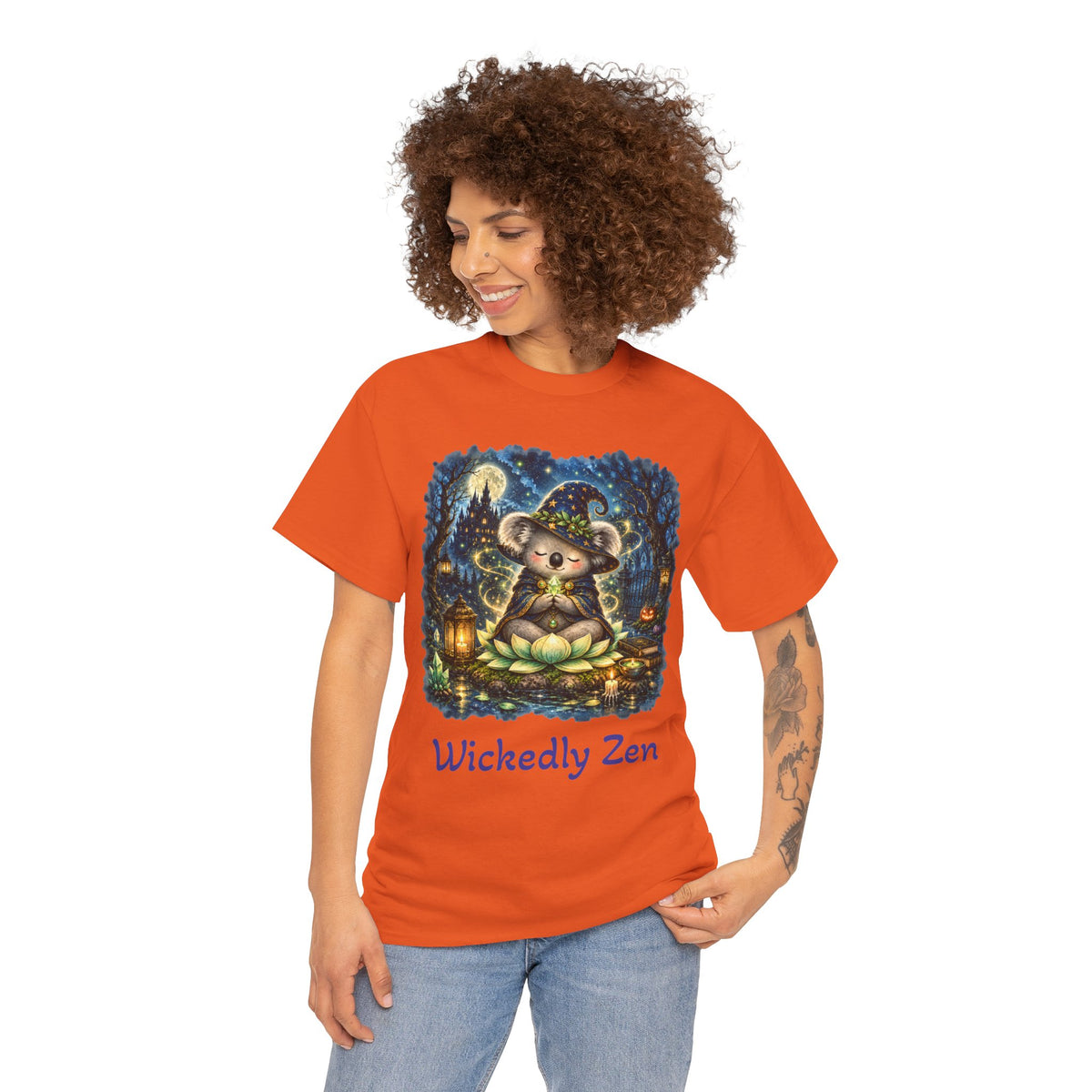 Bodhi the Wizard Koala Halloween T-Shirt | Wickedly Zen